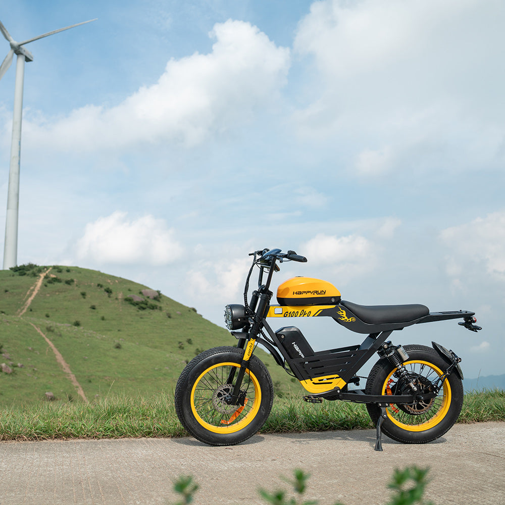 HappyRun G100 Pro 6000W electric motorcycle for adults – happyrunbike