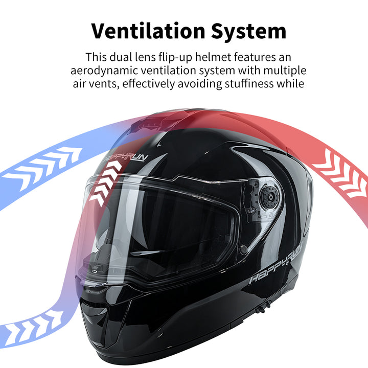 HappyRun Dirt Bike High-Strength Helmet