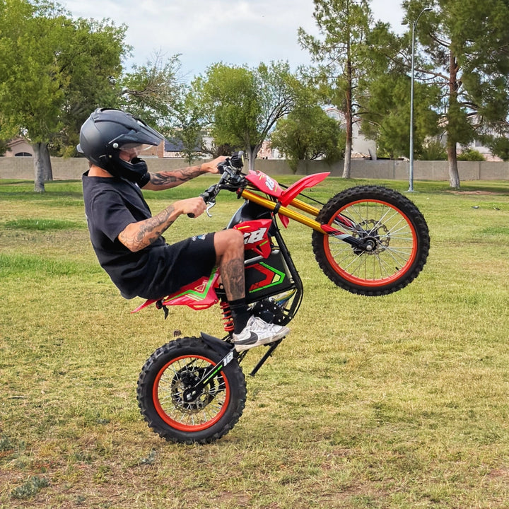 HappyRun F18 2.0 Mid-Drive Electric Dirt Bike for Teens & Adults