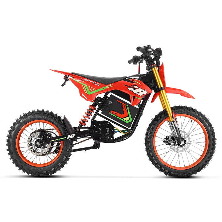 HappyRun F18 2.0 Electric Dirt Bike Control & Safety Upgrades