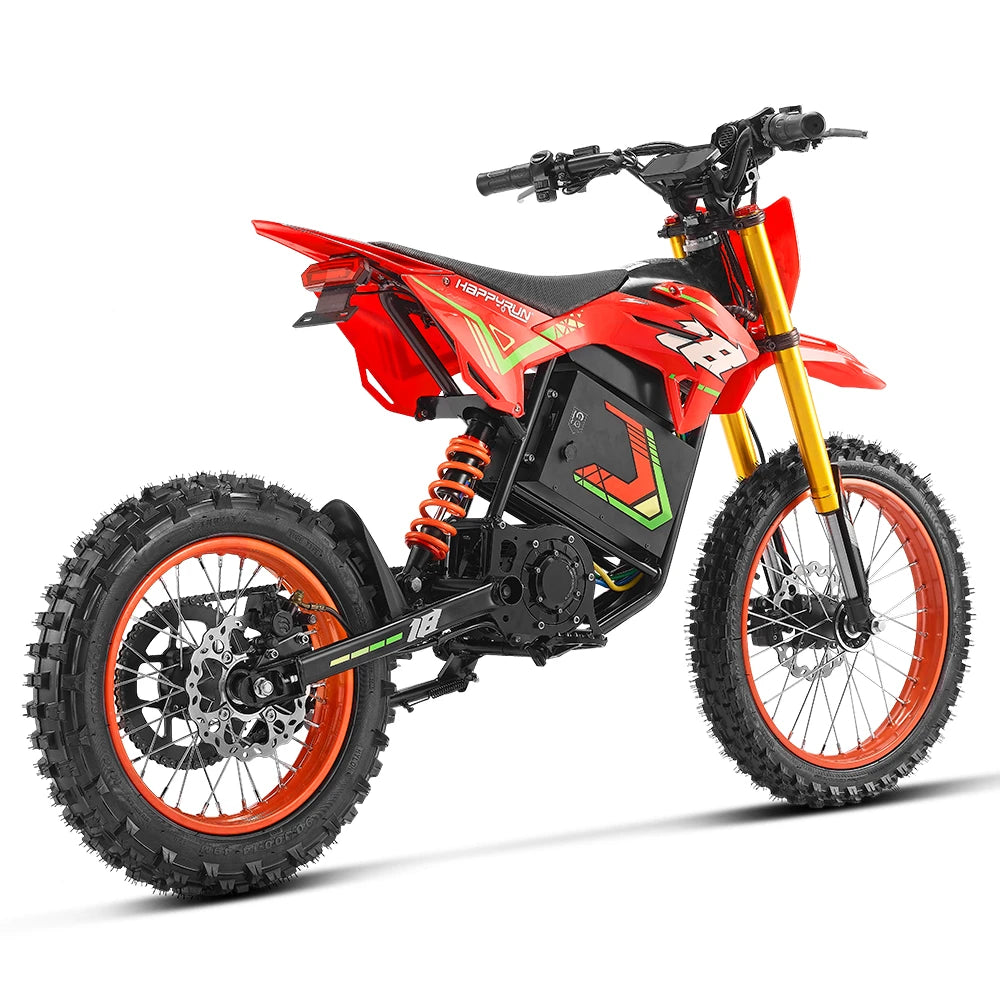 HappyRun F18 2.0 Electric Dirt Bike Control & Safety Upgrades
