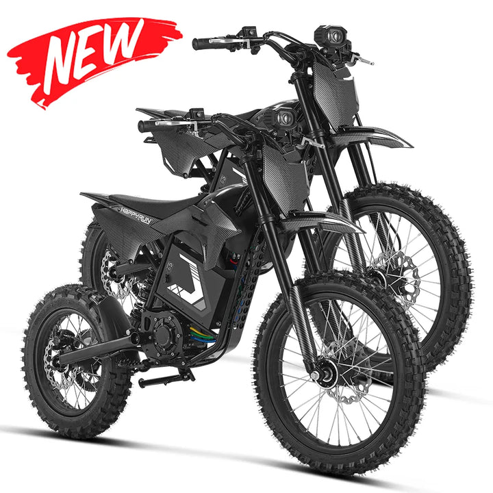 Combo Sale HappyRun F18 2.0 Mid-Drive Electric Dirt Bike