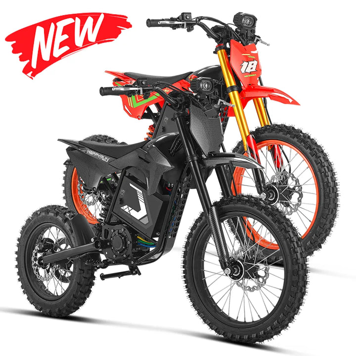 Combo Sale HappyRun F18 2.0 Mid-Drive Electric Dirt Bike