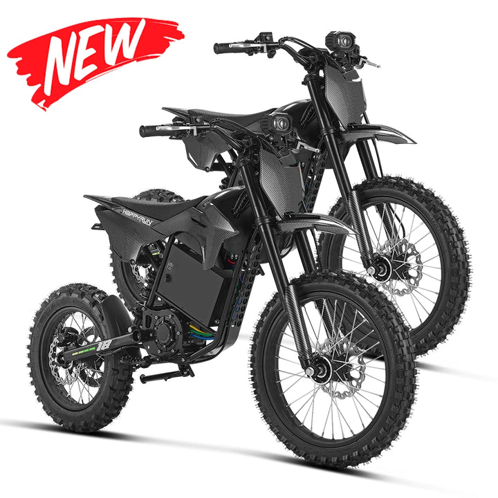 Combo Sale HappyRun F18 2.0 Mid-Drive Electric Dirt Bike