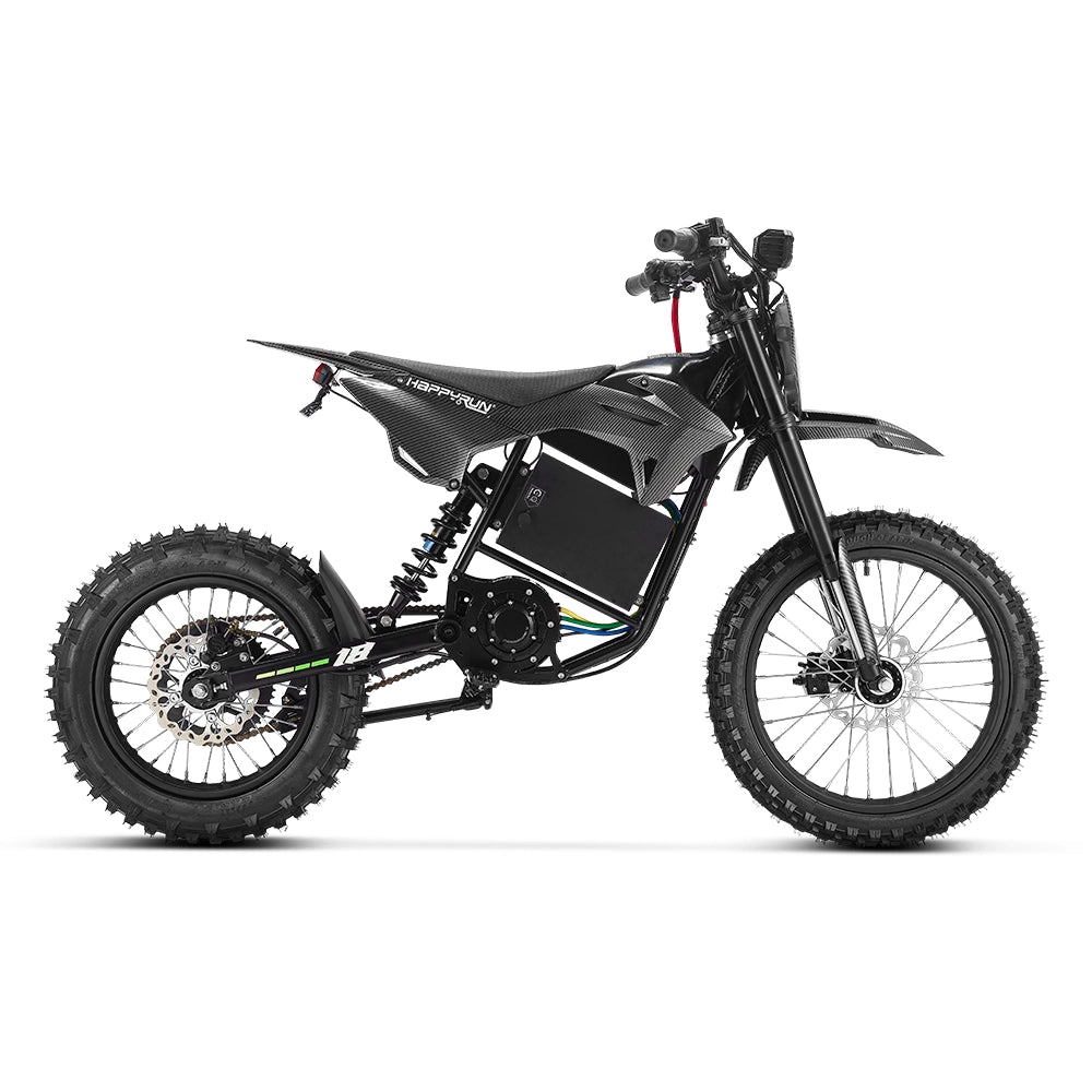 HappyRun F18 2.0 Electric Dirt Bike Control & Safety Upgrades