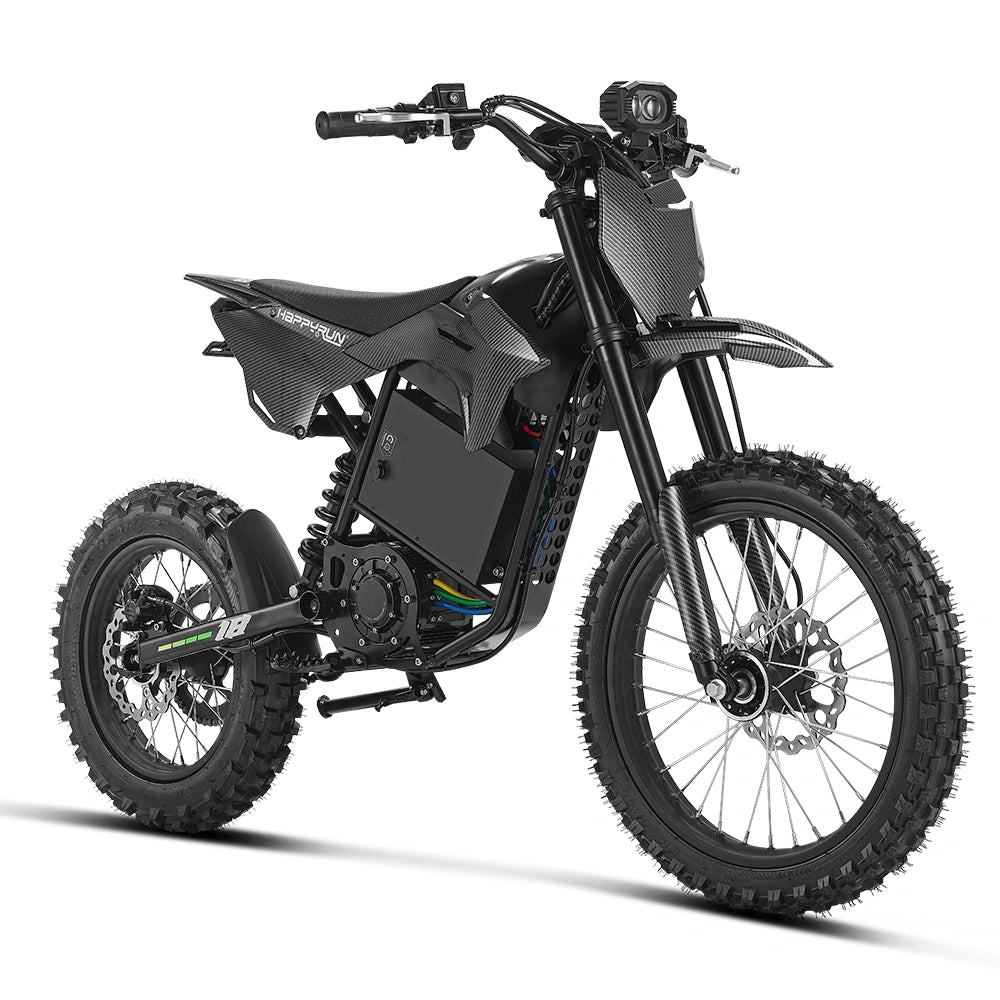 HappyRun F18 2.0 Electric Dirt Bike Control & Safety Upgrades